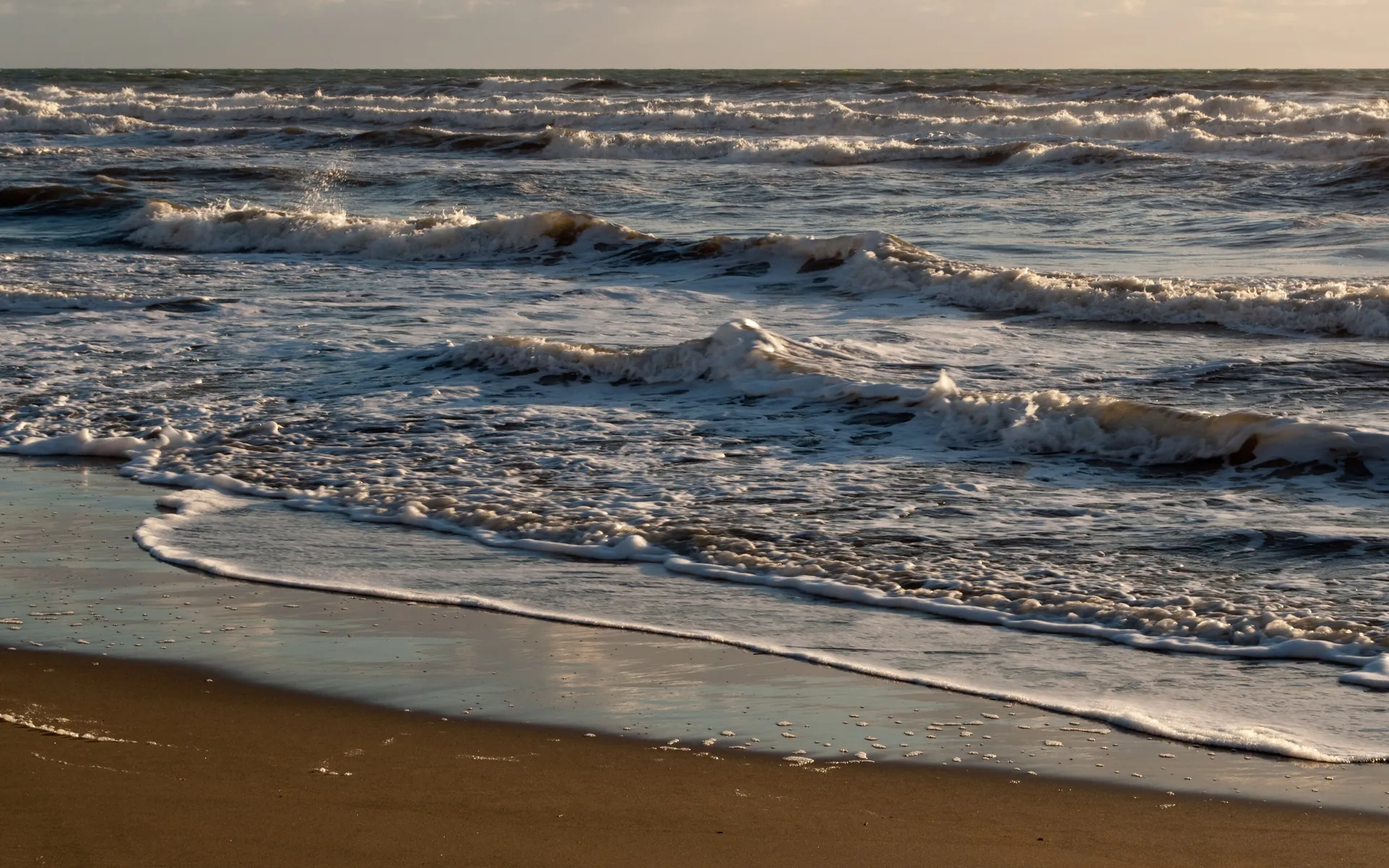 Spiaggia della Versilia a Forte dei Marmi, vicino a Lucca