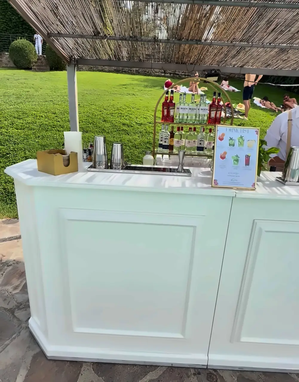 Just Drink wedding bar at Borgo di Castelvecchio, Contignano (SI), Tuscany (6)