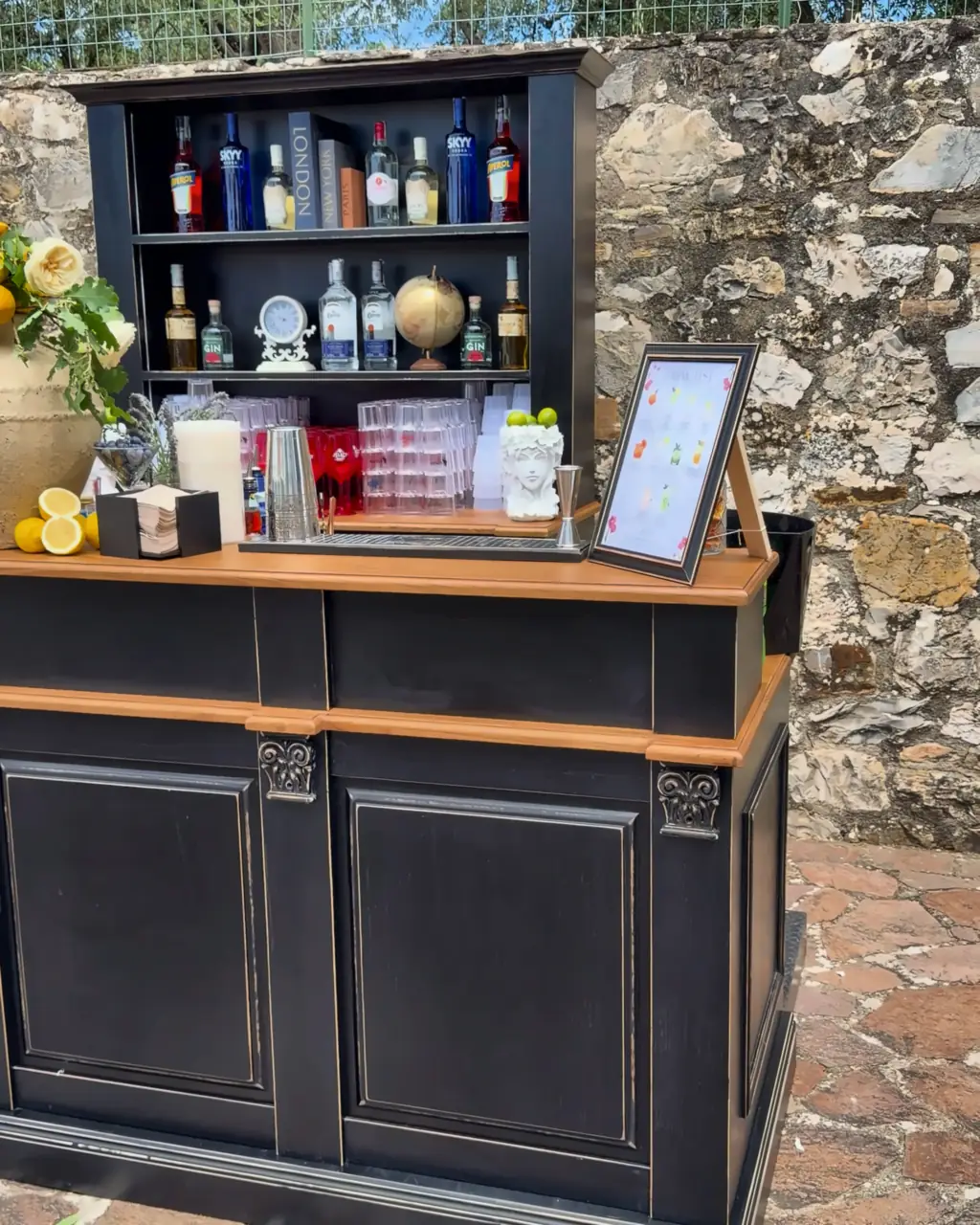 Just Drink wedding bar at Villa Catignano, Castelnuovo Berardenga (SI), Tuscany (10)