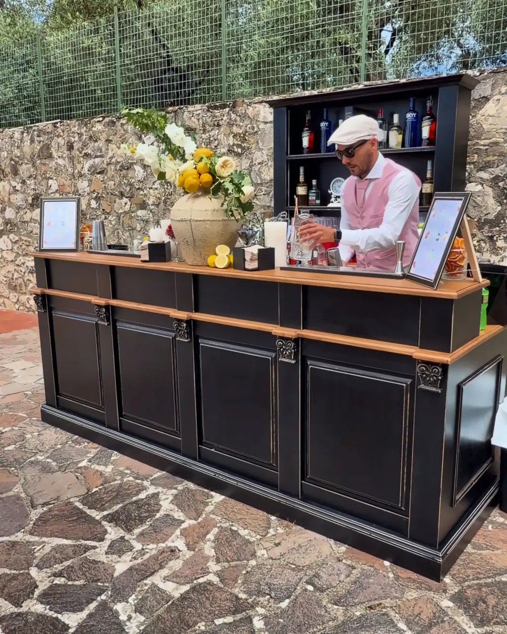 Just Drink wedding bar at Villa Catignano, Castelnuovo Berardenga (SI), Tuscany (12)